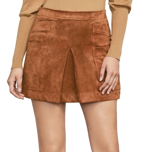 BCBGMaxAzria Dresses & Skirts - BCBGMAXAZRIA Corinne Faux Suede Skirt BCBGMaxAzria Dresses & Skirts - BCBGMAXAZRIA Corinne Faux Suede Skirt